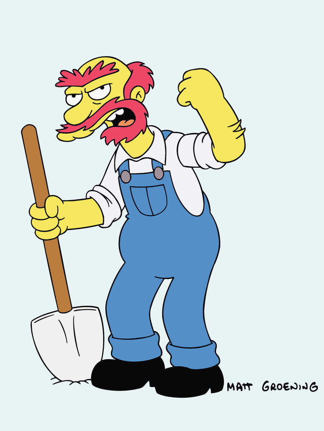 Dan Castellaneta als Homer Simpson/Barney Gumble/Granpa Abe Simpson/Joseph Quimby/Krusty, der Clown/William MacMoran / Willy in Die Simpsons