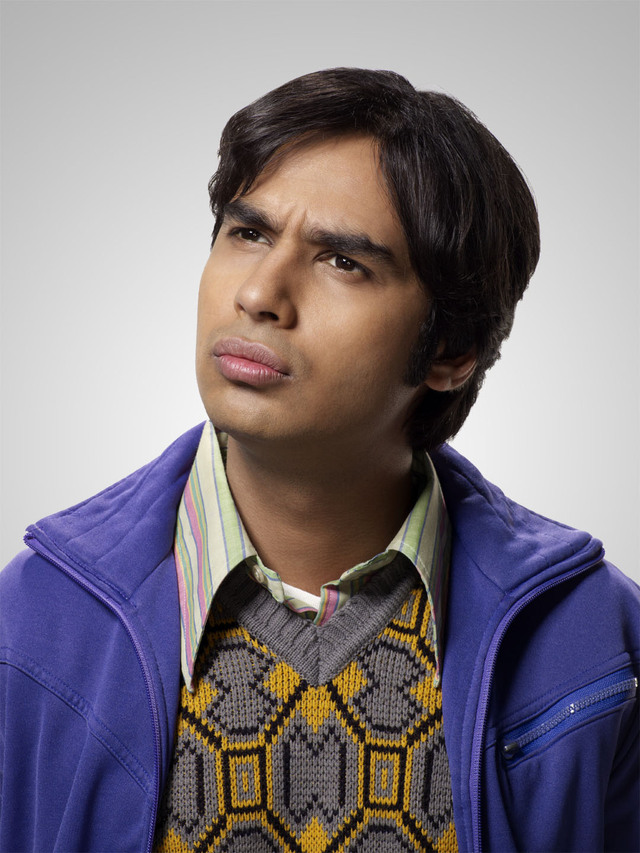 Kunal Nayyar als Raj Koothrappali in The Big Bang Theory